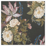 Dark Garden Floral Fabric