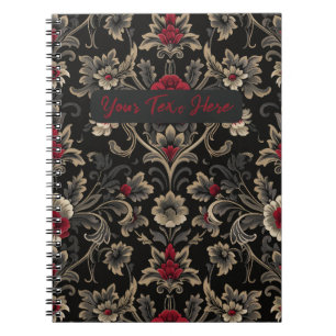 Dark Garden Personalized Notebook