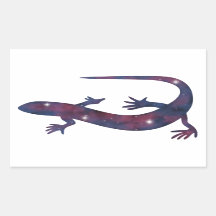 Dark Gecko Starscape Sticker