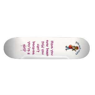Dark Girl Playing Guitar Skateboard