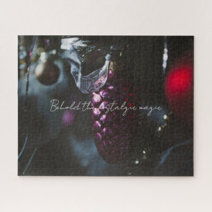 Dark glamour Christmas ornaments  Jigsaw Puzzle