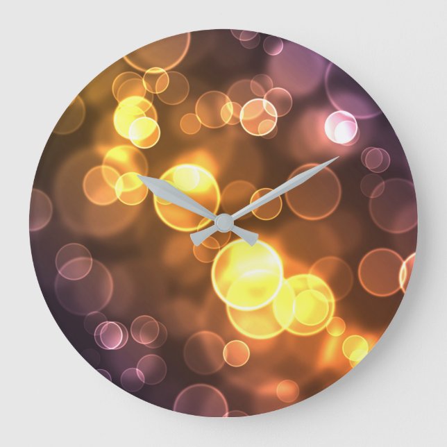 Dark Glow Acrylic Wall Clock (Front)