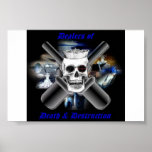 Dark Gm Picture Poster at Zazzle