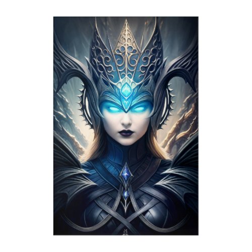 Dark Goddess of The Twilight Patron of Heroes Acrylic Print