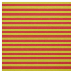 Dark gold, bright red stipe, stripes fabric