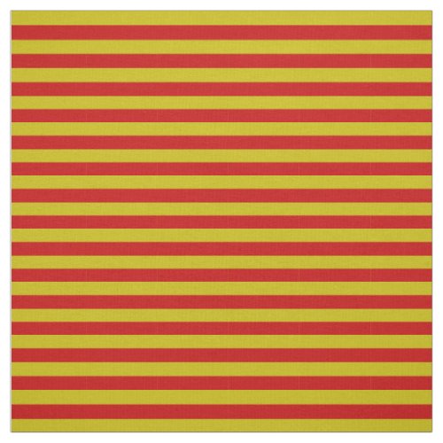 Dark gold bright red stipe stripes fabric