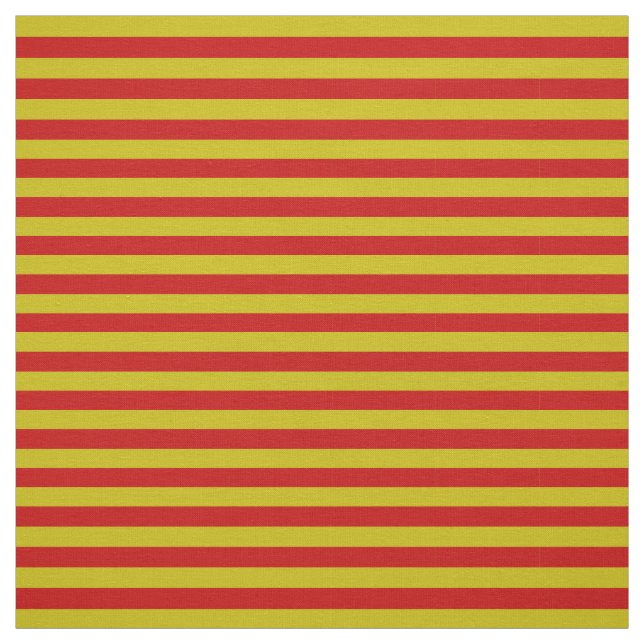 Dark gold, bright red stipe, stripes fabric (Swatch)