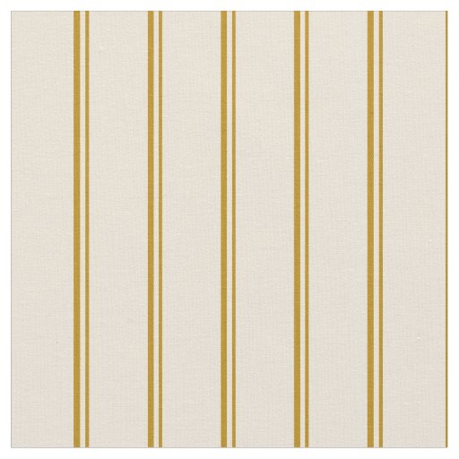 Dark Goldenrod and Bisque Lines Pattern Fabric