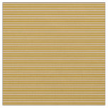 [ Thumbnail: Dark Goldenrod and Tan Pattern Fabric ]
