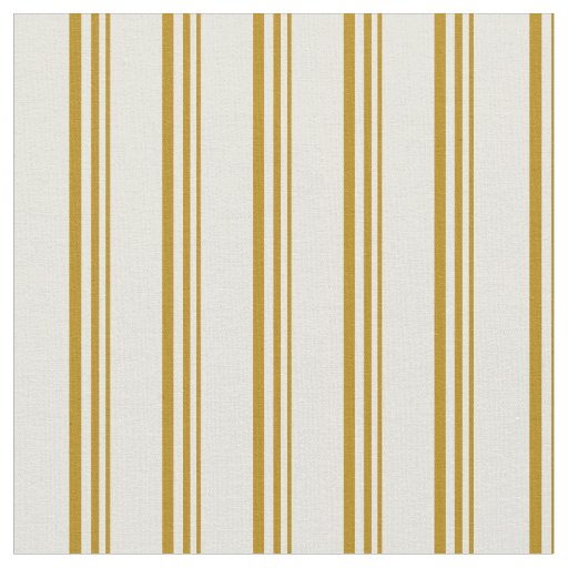 Dark Goldenrod & Beige Pattern Fabric