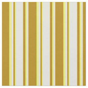 Dark Goldenrod, Beige & Yellow Colored Pattern Fabric
