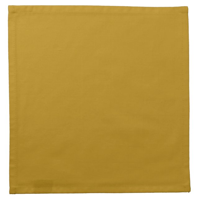 Dark Goldenrod Cloth Napkin (Front)