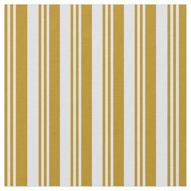 Dark Goldenrod & Lavender Pattern Fabric (Close Up)