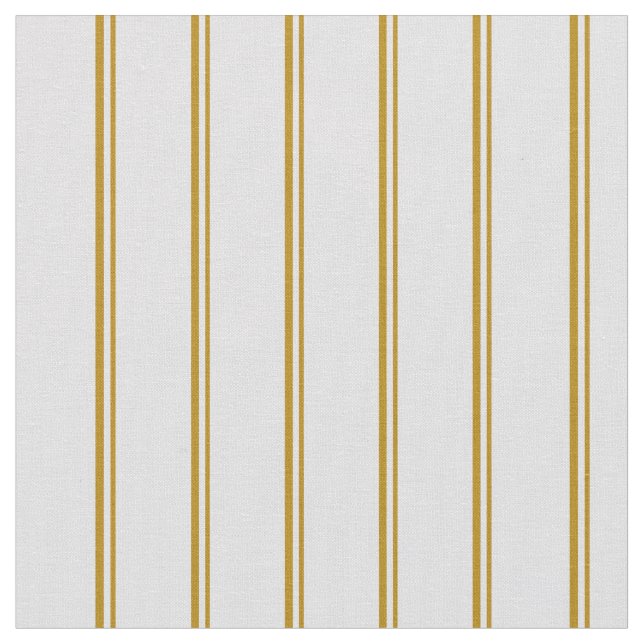 Dark Goldenrod & Lavender Pattern of Stripes Fabric (Close Up)