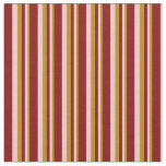 [ Thumbnail: Dark Goldenrod, Pink & Maroon Colored Pattern Fabric ]