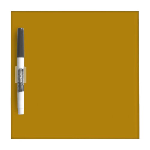 Dark Goldenrod Solid Color Dry Erase Board