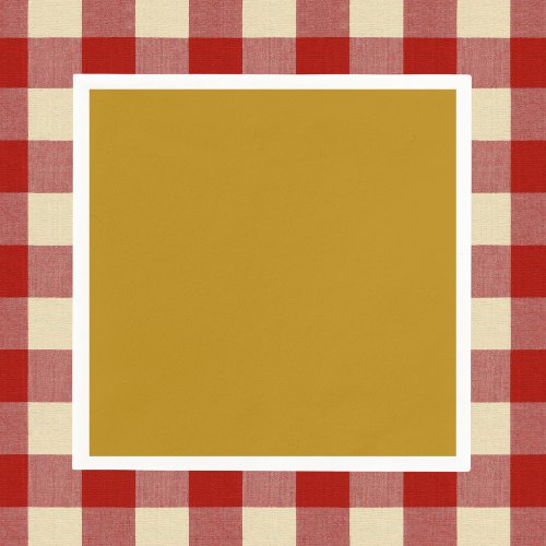 Dark Goldenrod Solid Color Napkins