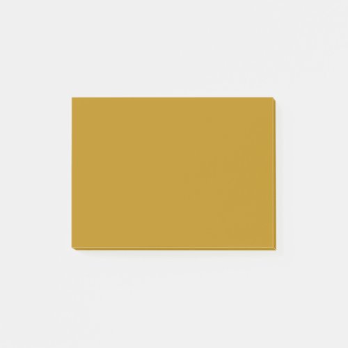 Dark Goldenrod Solid Color Post_it Notes