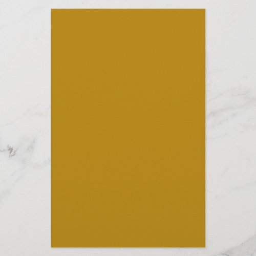 Dark Goldenrod Solid Color Stationery