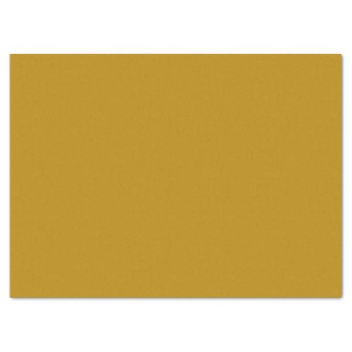 Dark Goldenrod Solid Color Tissue Paper