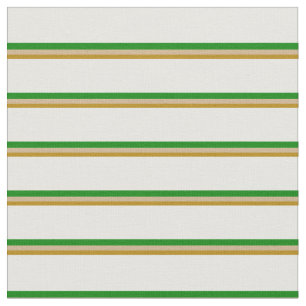 Dark Goldenrod, Tan, Green, and White Colored Fabric