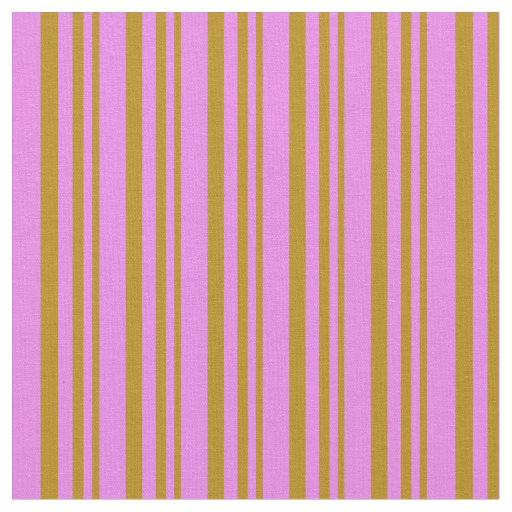 Dark Goldenrod & Violet Colored Pattern Fabric