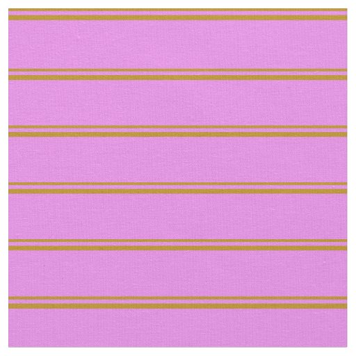 Dark Goldenrod & Violet Stripes/Lines Pattern Fabric