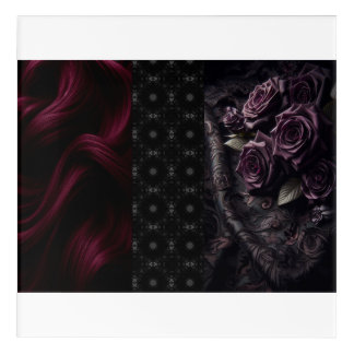 Dark Goth Romance Style Acrylic Art