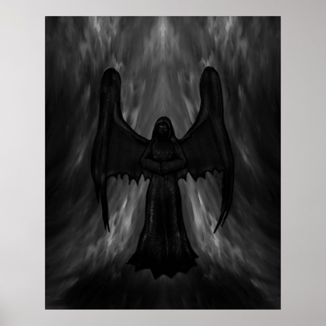 dark gothic angel poster (Front)