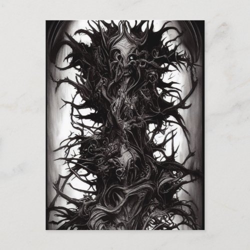 Dark Gothic Art Dark Vile Biomatter Postcard