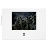 Dark gothic cathedral cards (Back Horizontal)