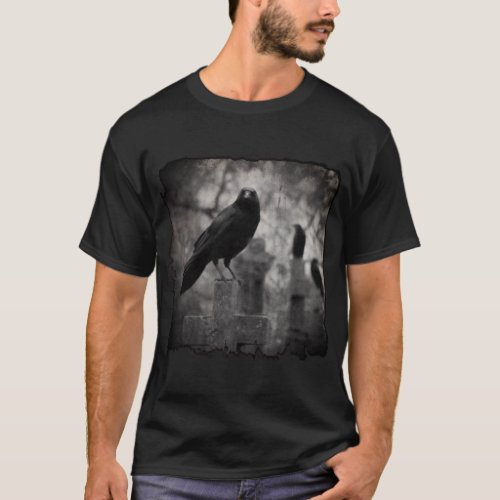Dark Gothic Crows T_Shirt
