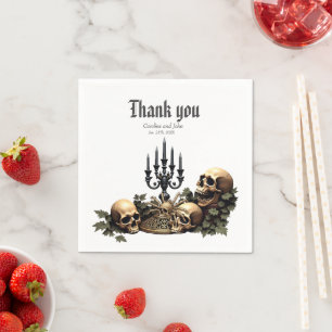Dark Gothic Elegance. Stunning archway Napkins