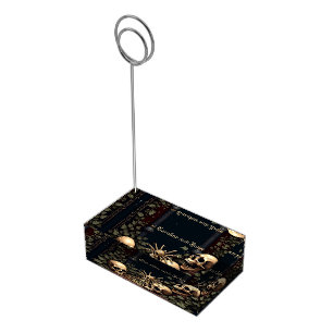 Dark Gothic Elegance. Stunning archway  Place Card Holder