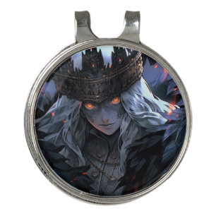 Dark Gothic Fantasy Anime Golf Hat Clip