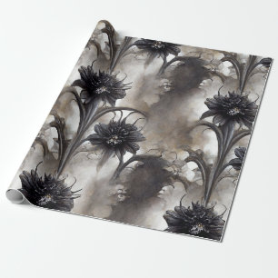Dark Gothic Garden Gift Wrapping Paper