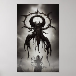 Dark Gothic Horror Art: Dark Omen Poster
