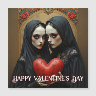 Dark Gothic Lovers with Crimson Heart