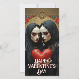 Dark Gothic Lovers with Crimson Heart