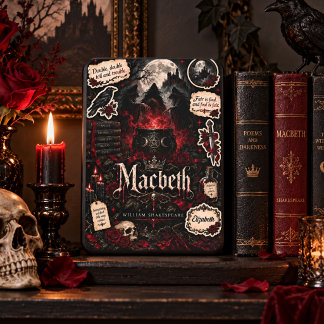 Dark Gothic Macbeth Custom Name Kindle Cover