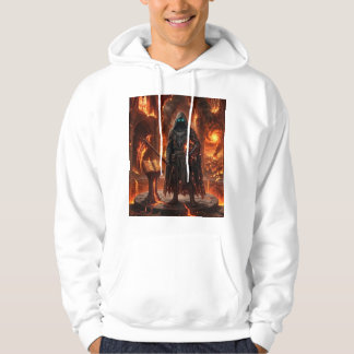 Dark Gothic Reaper Mysterious Fantasy Art Hoodie