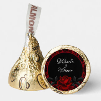 Dark Gothic Rose Wedding Hershey®'s Kisses®