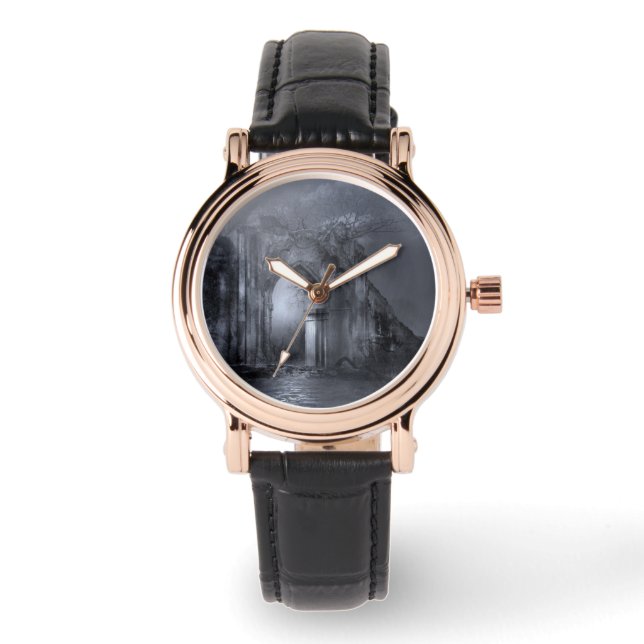 Dark Gothic Ruins Archway Watch (Front)