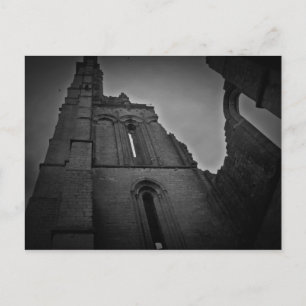 Dark gothic ruins souvenir postcard