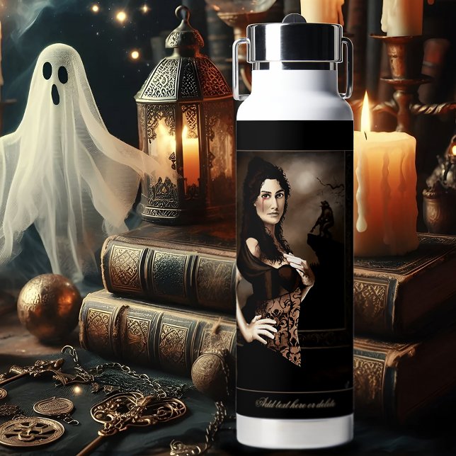 Dark Gothic Vampire Blood Werewolf Love Fantasy Water Bottle (Creator Uploaded)