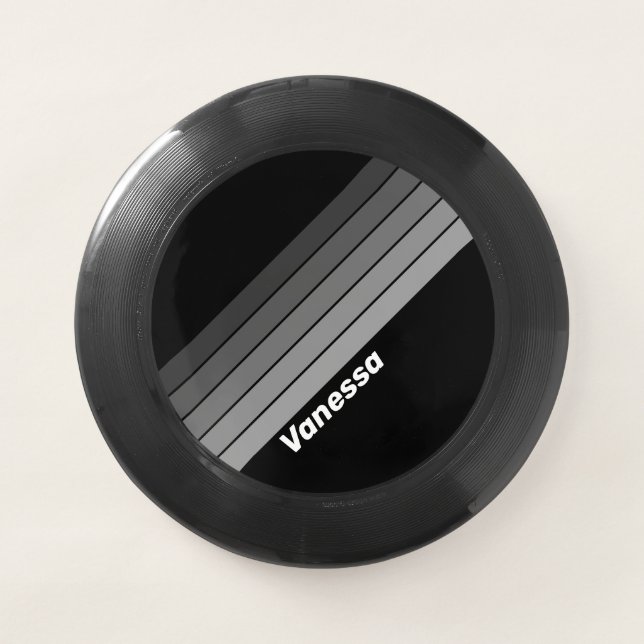 Dark Gradient Rainbow with Name Wham-O Frisbee (Front)