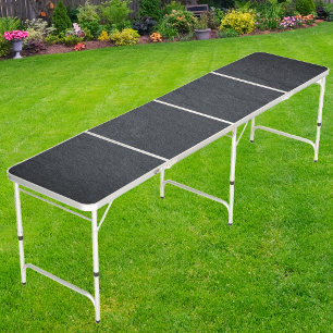 Dark Granite Stone Beer Pong Table