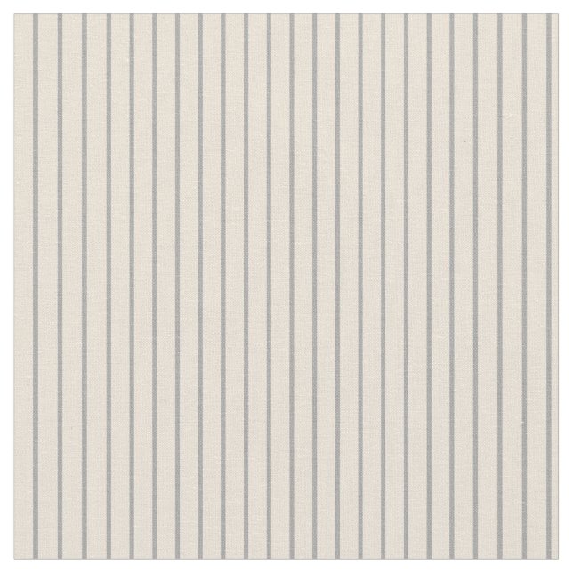 Dark Gray and Bisque Lines/Stripes Pattern Fabric (Close Up)