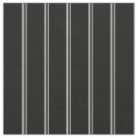 [ Thumbnail: Dark Gray and Black Colored Pattern of Stripes Fabric ]