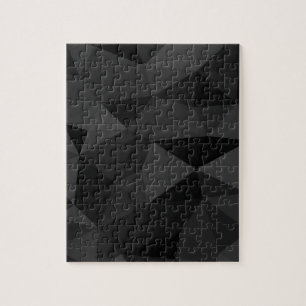 Dark gray and black geometric mesh pattern jigsaw puzzle